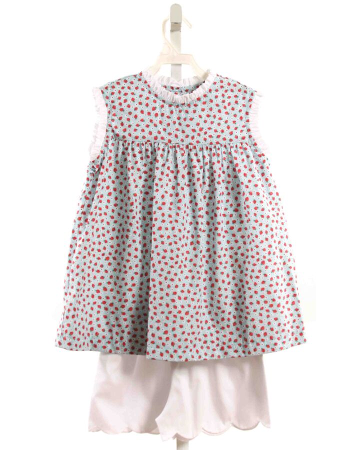 MARY & GRACE  RED  PRINT  2-PIECE OUTFIT WITH RUFFLE