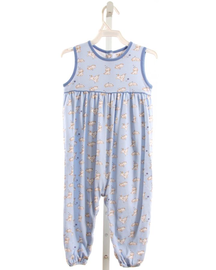 CHARMING MARY  LT BLUE    KNIT ROMPER