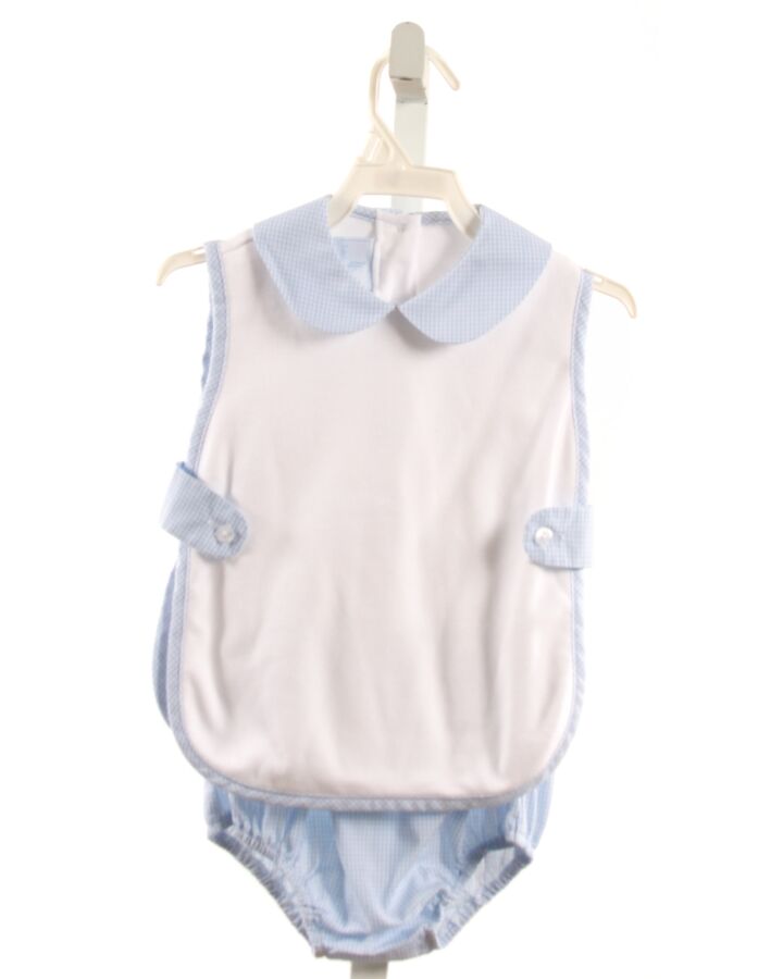 LITTLE ENGLISH  LT BLUE  GINGHAM  2-PIECE OUTFIT
