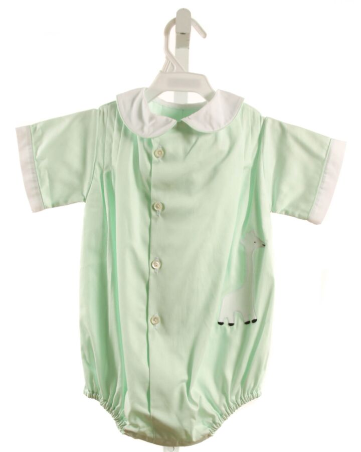 WOMAN'S EXCHANGE  MINT   APPLIQUED BUBBLE