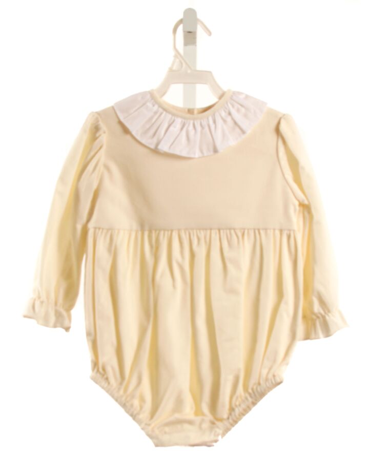 HANNAH KATE  PALE YELLOW CORDUROY   BUBBLE WITH RUFFLE