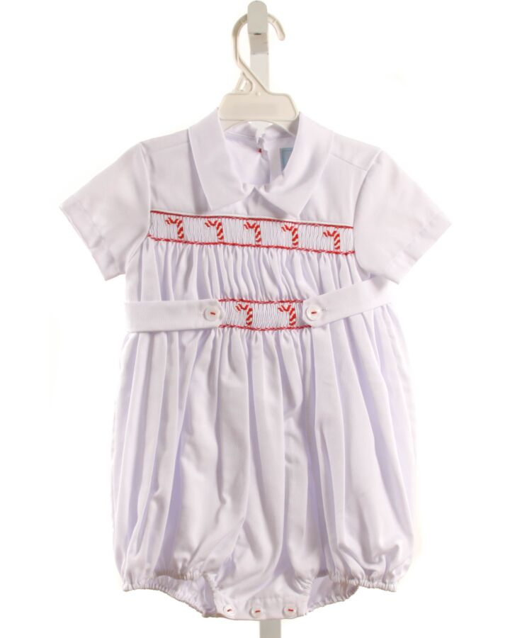 ELIZABETH LAYNE HEIRLOOM  WHITE   SMOCKED BUBBLE