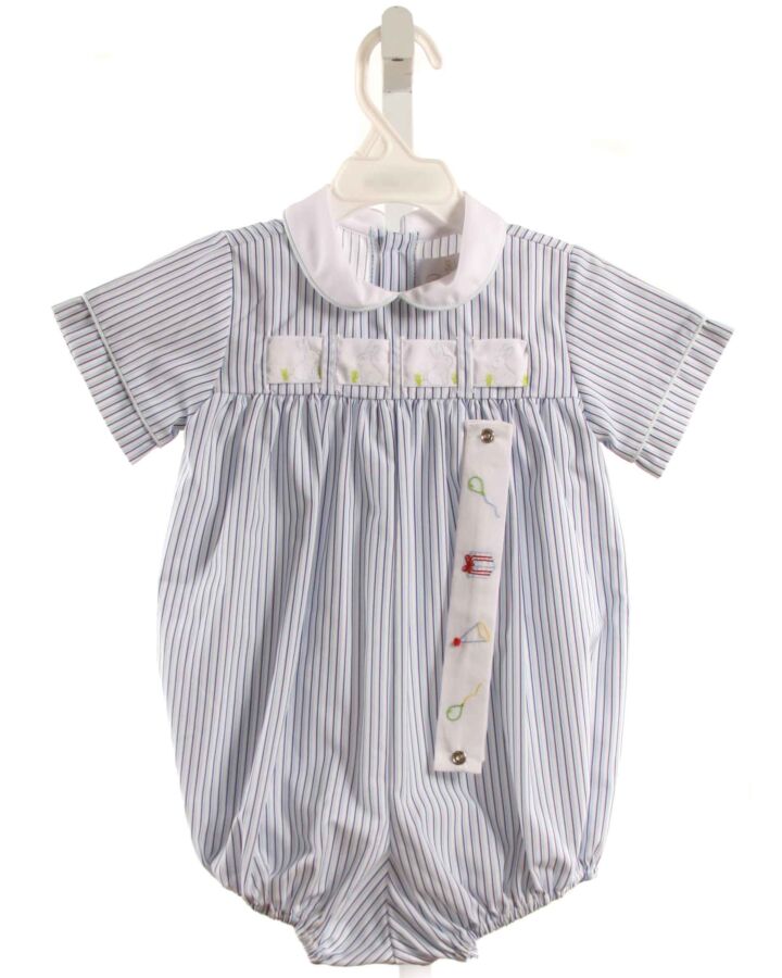 LULLABY SET  BLUE   EMBROIDERED BUBBLE