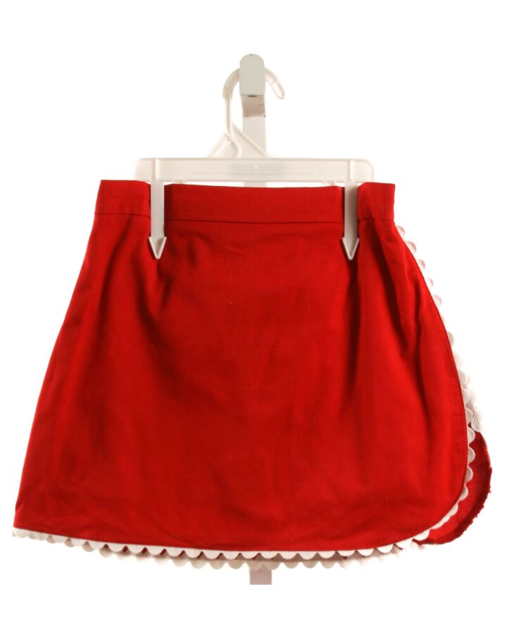 HANNAH KATE  RED    SKORT WITH RIC RAC