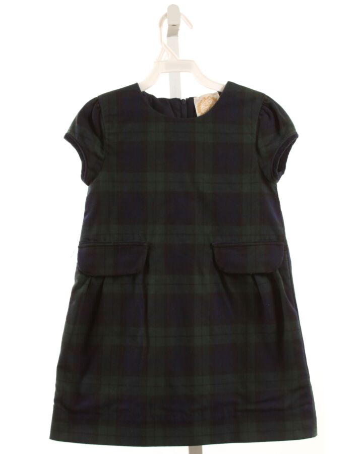 THE BEAUFORT BONNET COMPANY  FOREST GREEN  PLAID  DRESS