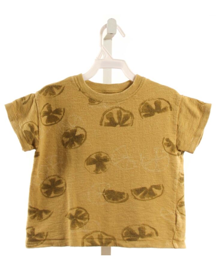 PLAY UP  MUSTARD    T-SHIRT