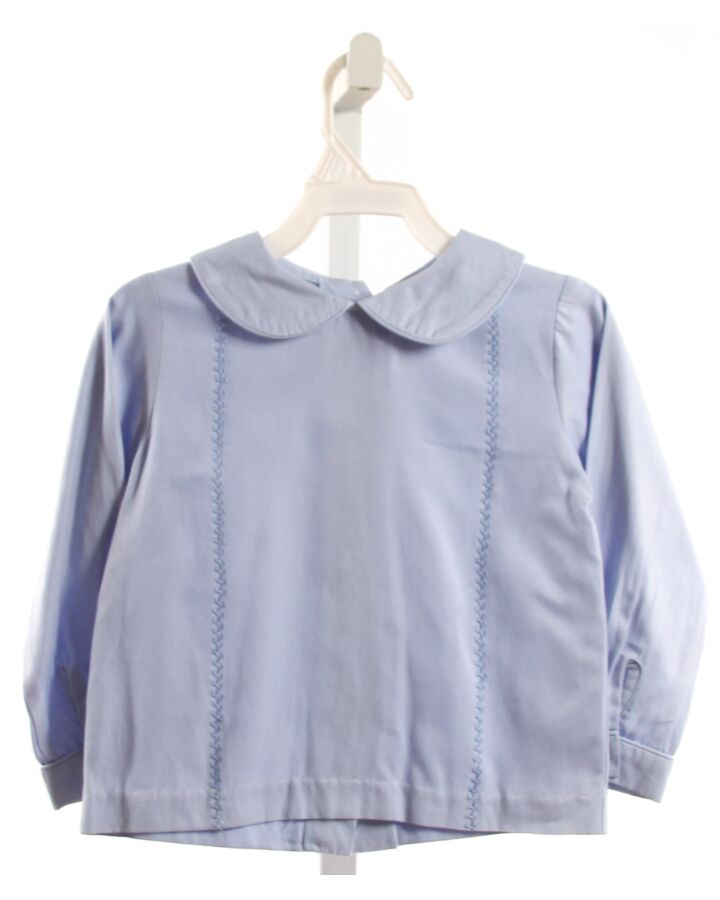 LITTLE ENGLISH  BLUE   EMBROIDERED DRESS SHIRT