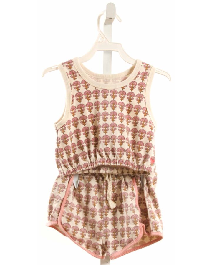 PINK CHICKEN  PINK  FLORAL  2-PIECE OUTFIT