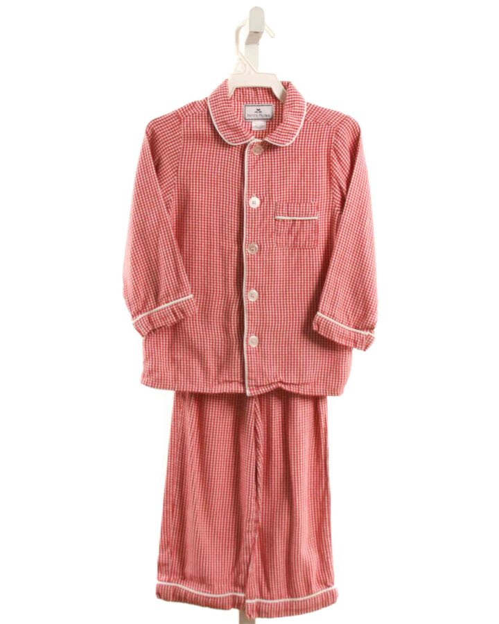 PETITE PLUME  RED  GINGHAM  LOUNGEWEAR