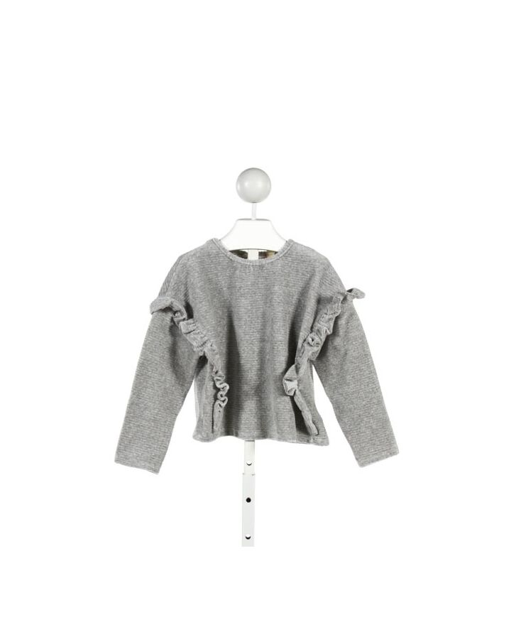 VIGNETTE  GRAY    KNIT LS SHIRT 