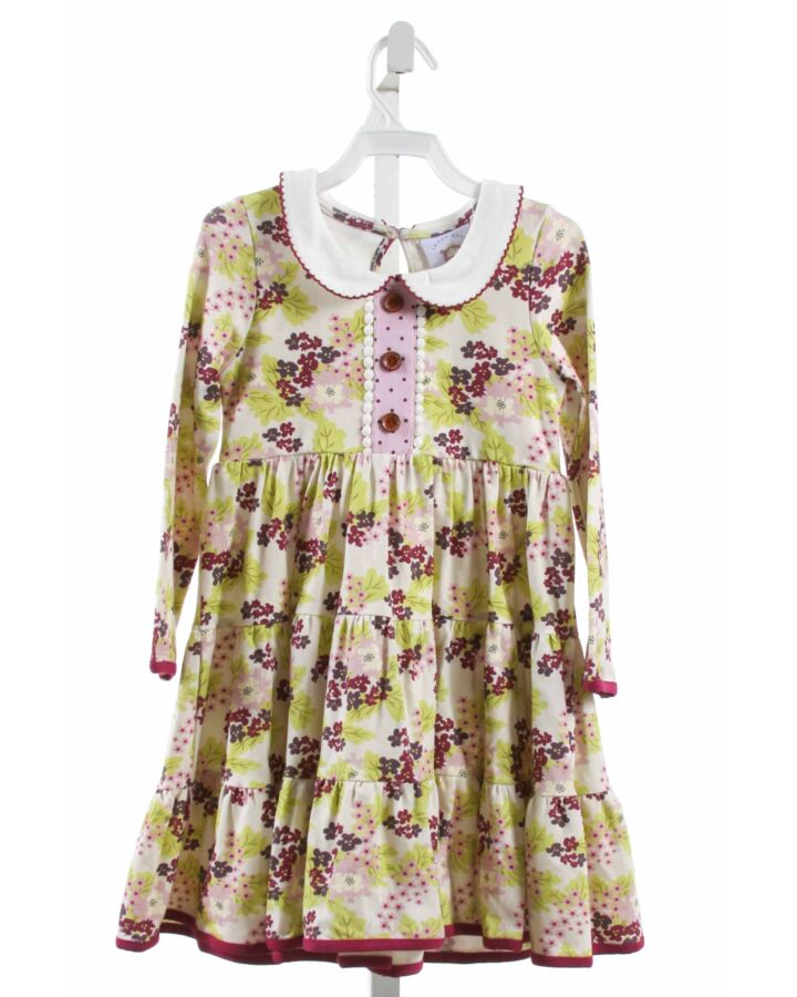 SWOON BABY  GREEN KNIT FLORAL  DRESS 