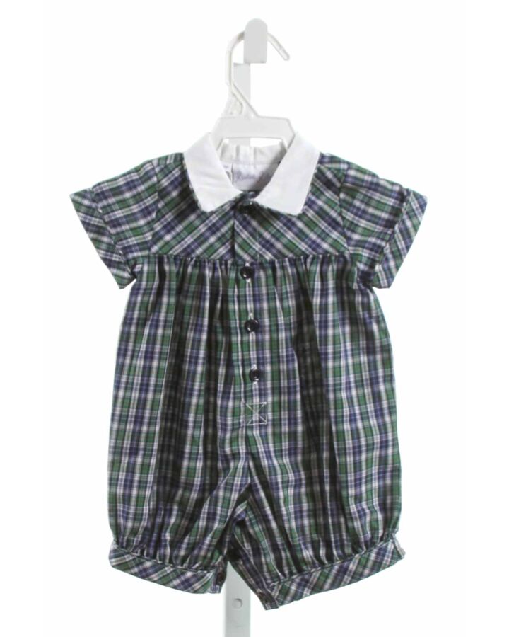 RACHEL RILEY  NAVY  PLAID  LONGALL/ROMPER 