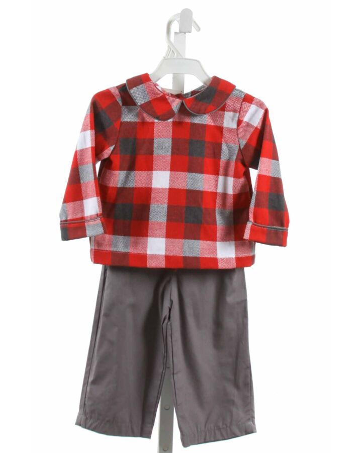 THE OAKS APPAREL  MULTI-COLOR  PLAID  2-PIECE OUTFIT