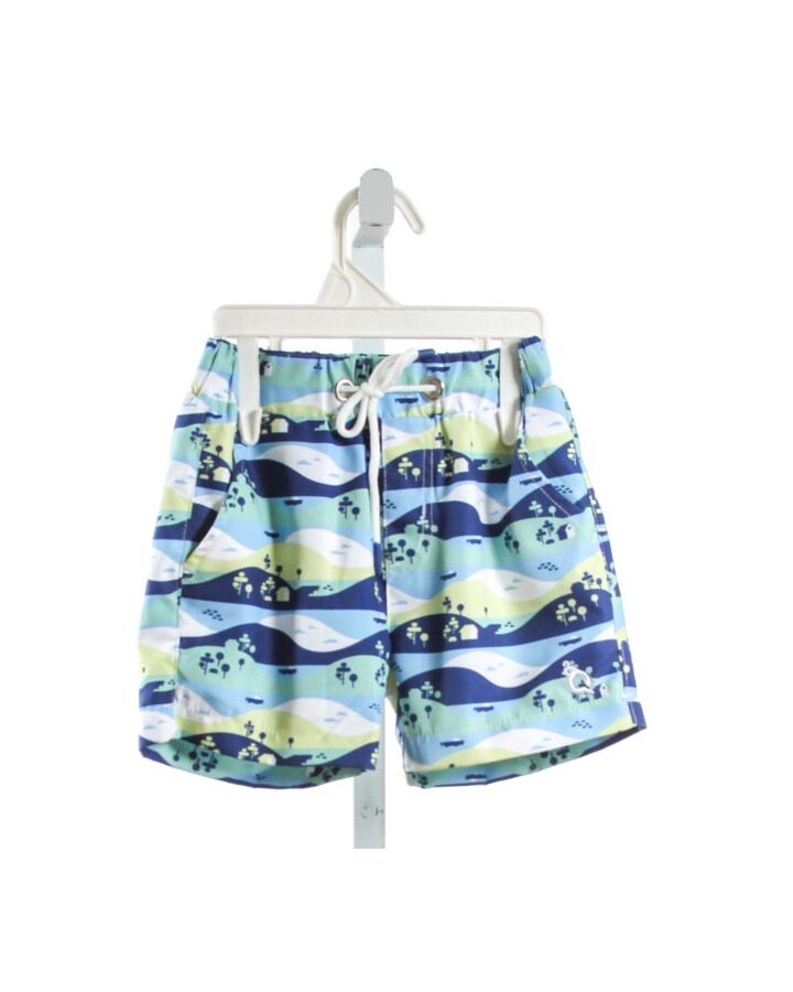 BLUE QUAIL  MULTI-COLOR  SWIM TRUNKS