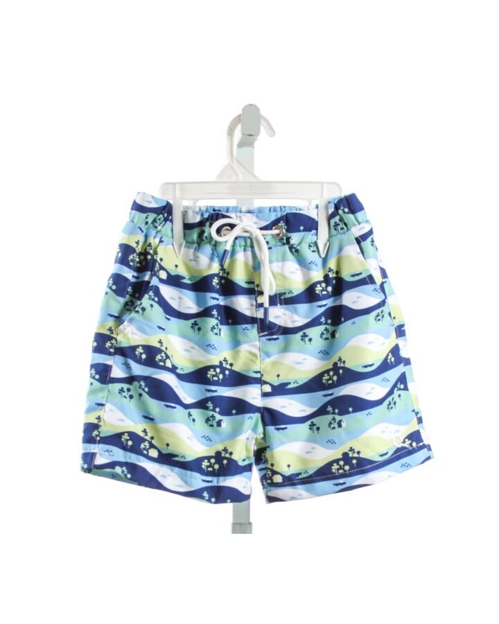 BLUE QUAIL  MULTI-COLOR  SWIM TRUNKS