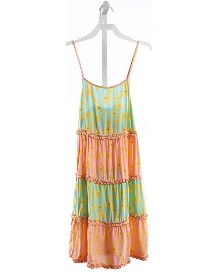 JOYOUS AND FREE  MULTI-COLOR  FLORAL  DRESS