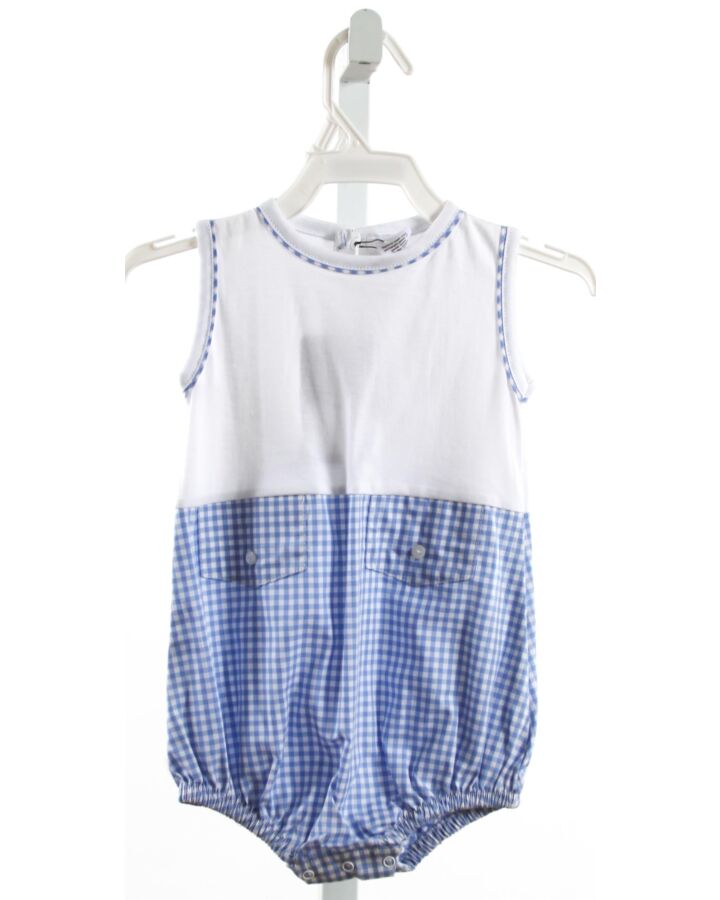 CUCLIE BABY  BLUE  GINGHAM  BUBBLE