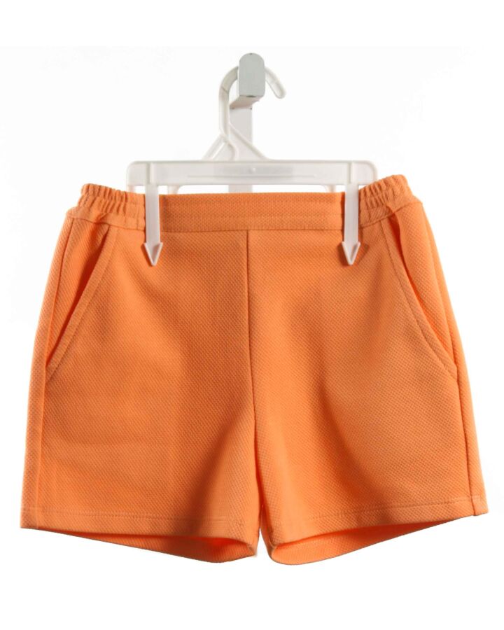 BISBY BY LITTLE ENGLISH  ORANGE PIQUE   SHORTS