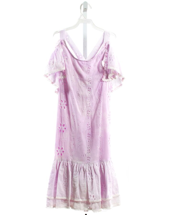 SARA SARA  LAVENDER EYELET   DRESS