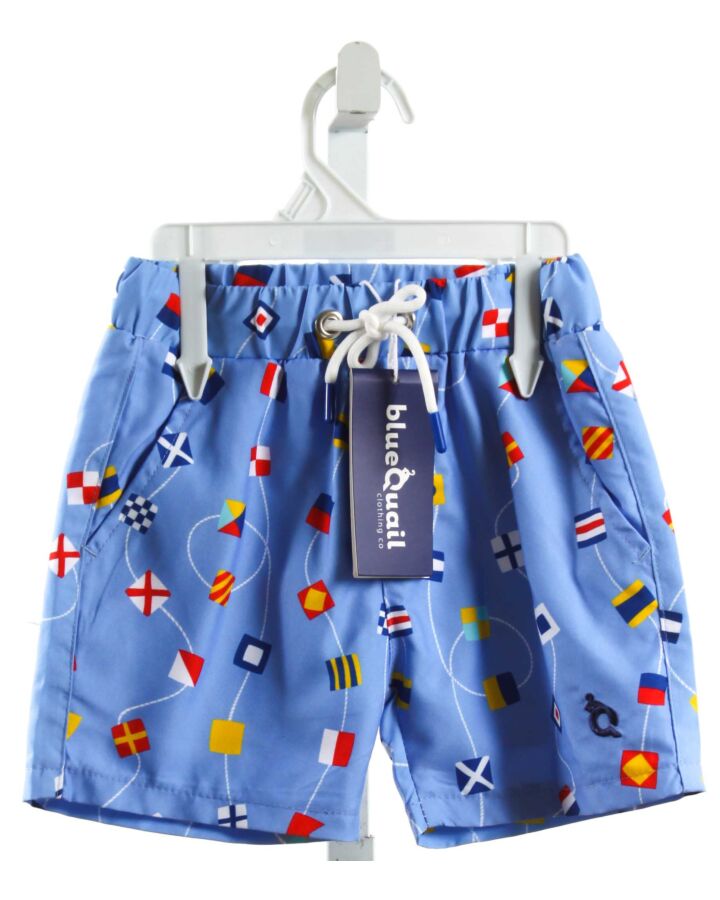 BLUE QUAIL  BLUE    SWIM TRUNKS