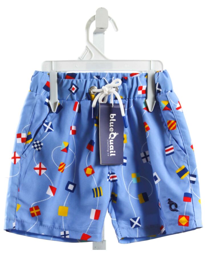 BLUE QUAIL  BLUE    SWIM TRUNKS