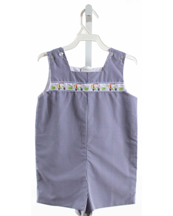 LULLABY SET  NAVY  GINGHAM  JON JON