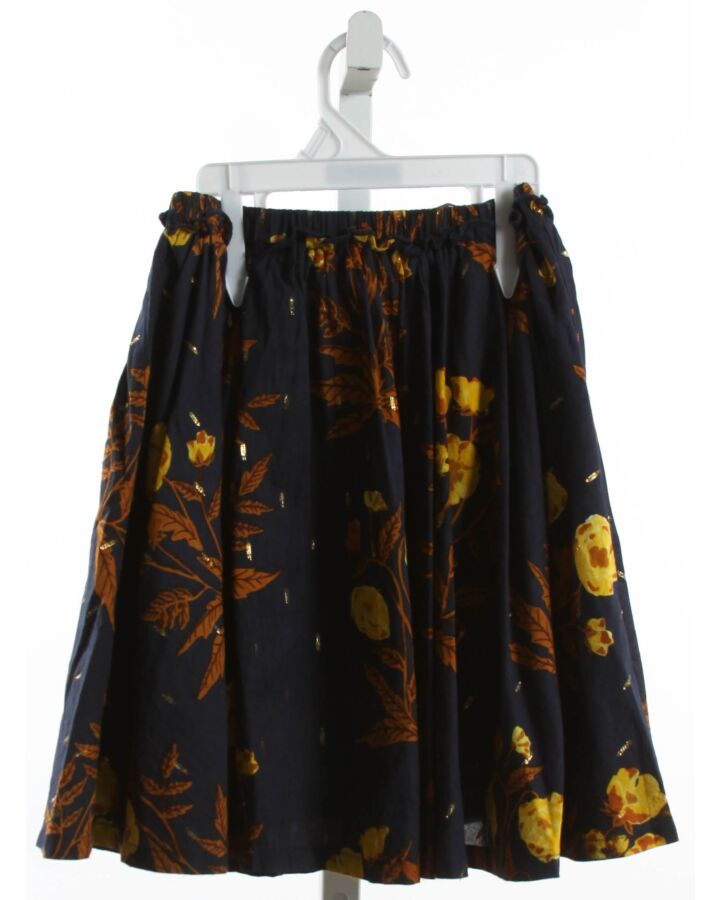 PINK CHICKEN  NAVY  FLORAL  SKIRT