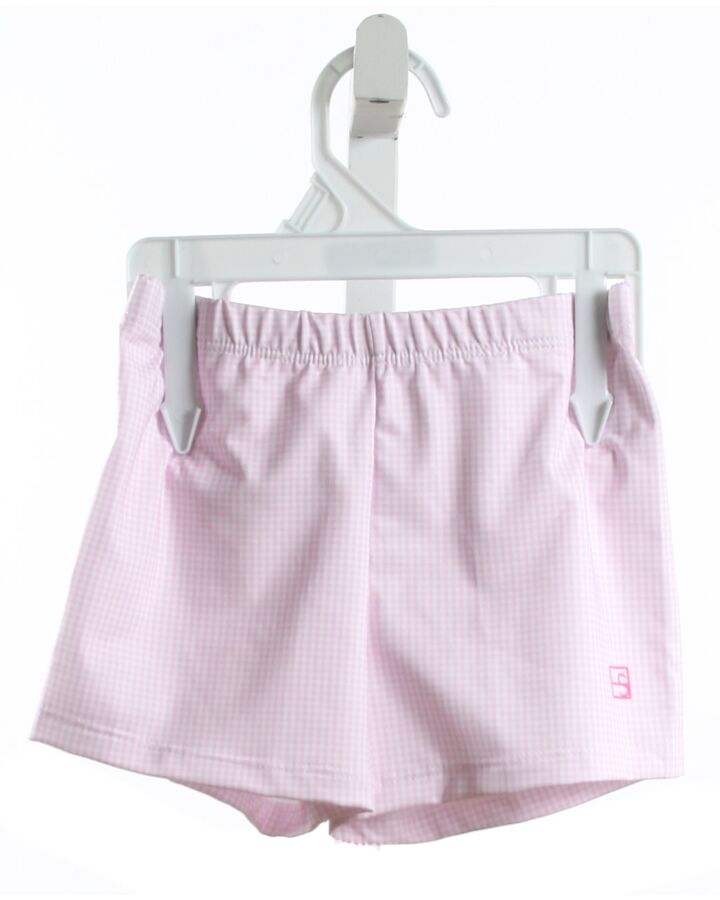 SET BY LULLABY SET  LT PINK  GINGHAM  SHORTS