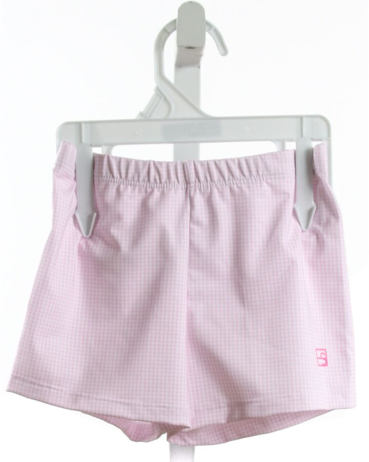 SET BY LULLABY SET  LT PINK  GINGHAM  SHORTS