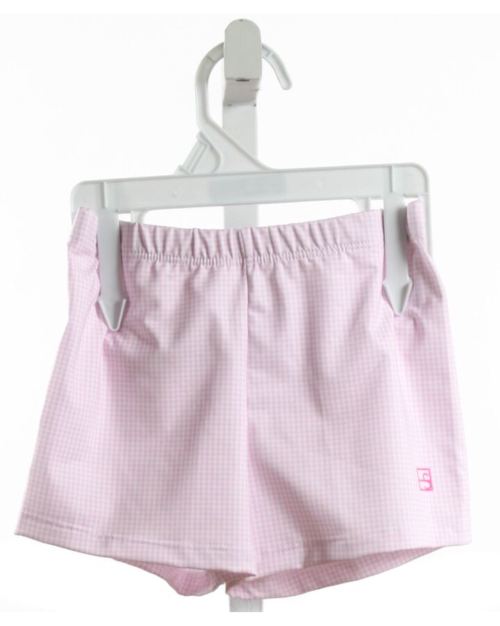 SET BY LULLABY SET  LT PINK  GINGHAM  SHORTS