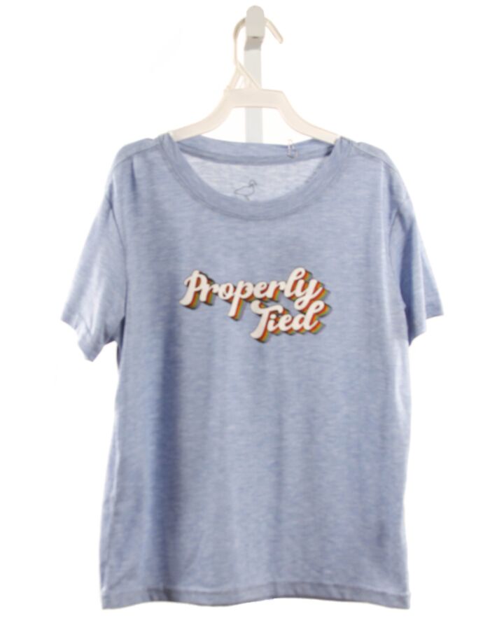 PROPERLY TIED  LT BLUE  PRINT  T-SHIRT