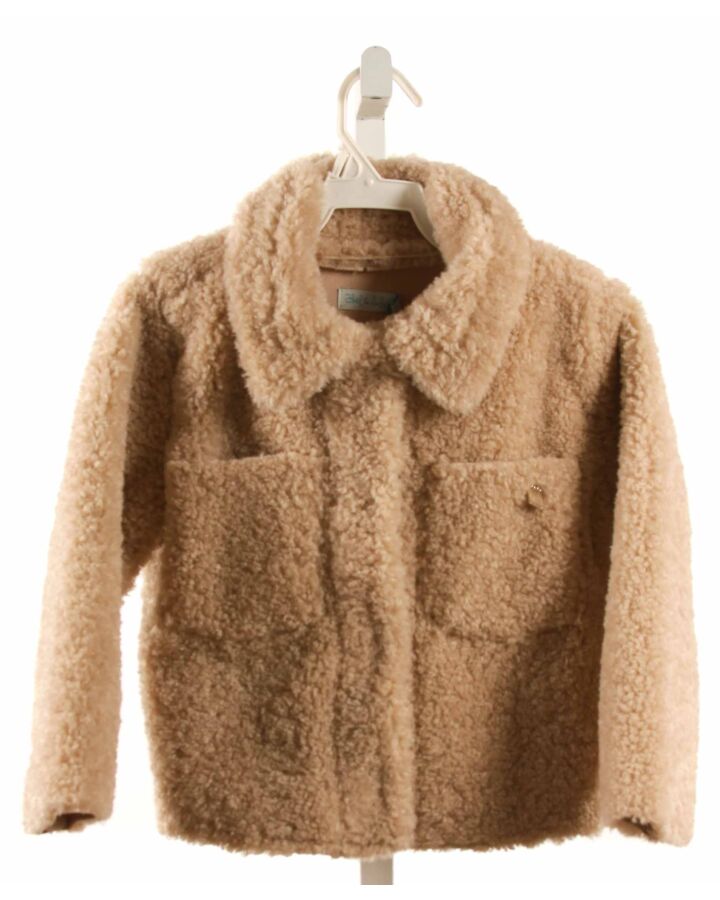 ABEL & LULA  BROWN FLEECE   OUTERWEAR