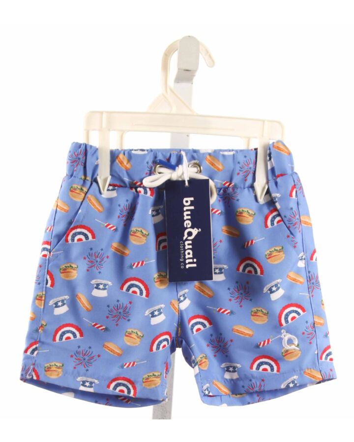 BLUE QUAIL  BLUE  PRINT  SWIM TRUNKS