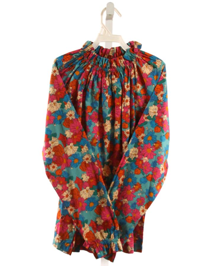 BISBY BY LITTLE ENGLISH  MULTI-COLOR  FLORAL  DRESS SHIRT