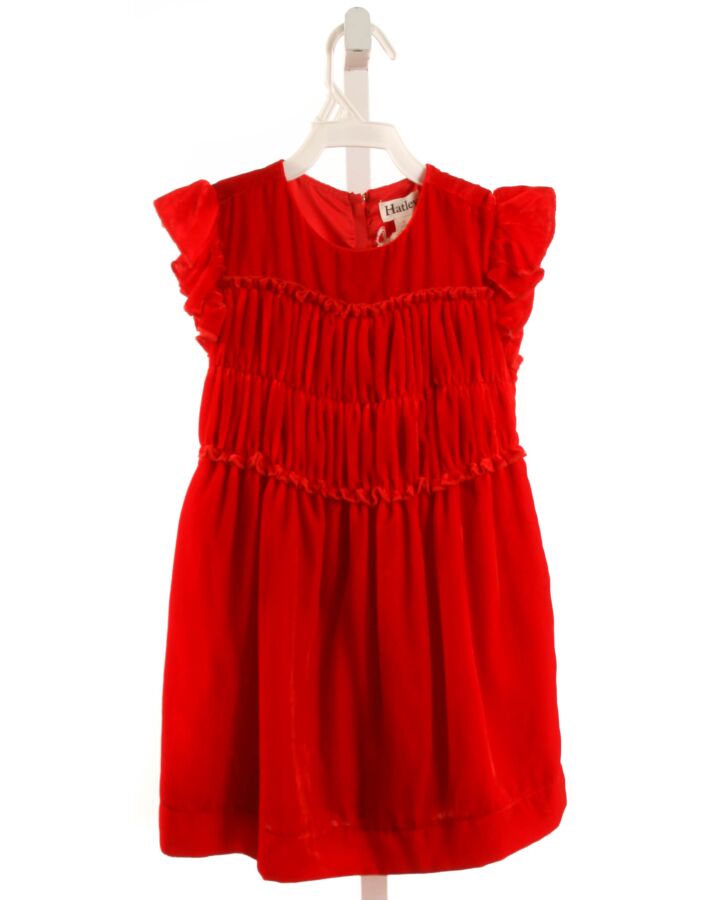 HATLEY  RED VELVET   PARTY DRESS