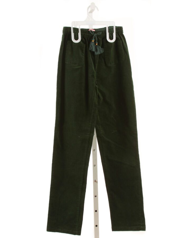 BISBY BY LITTLE ENGLISH  GREEN VELOUR   PANTS