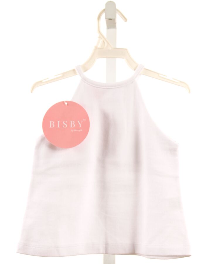 BISBY BY LITTLE ENGLISH  WHITE    SLEEVELESS SHIRT