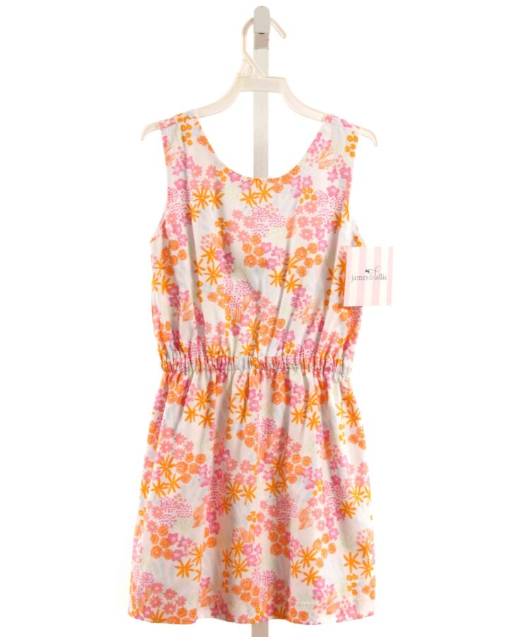 JAMES & LOTTIE  ORANGE  FLORAL  DRESS