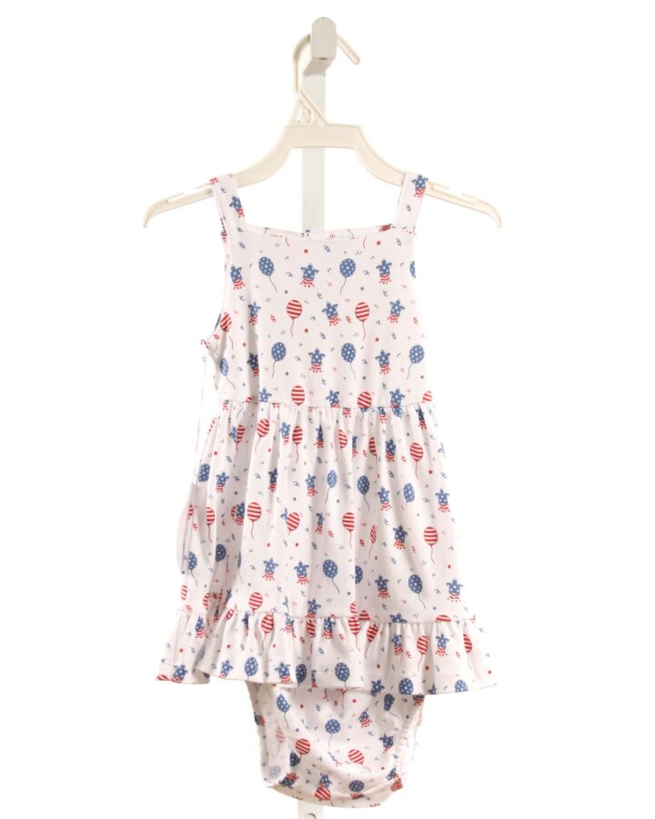 FEATHER BABY  MULTI-COLOR  PRINT  KNIT DRESS