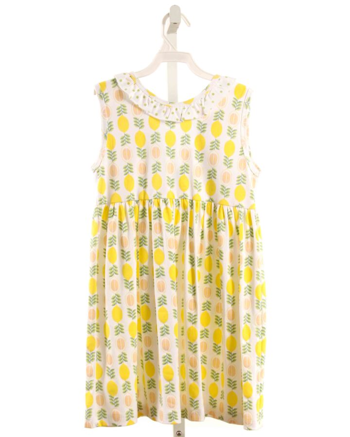 MARCO & LIZZY  YELLOW  PRINT  KNIT DRESS