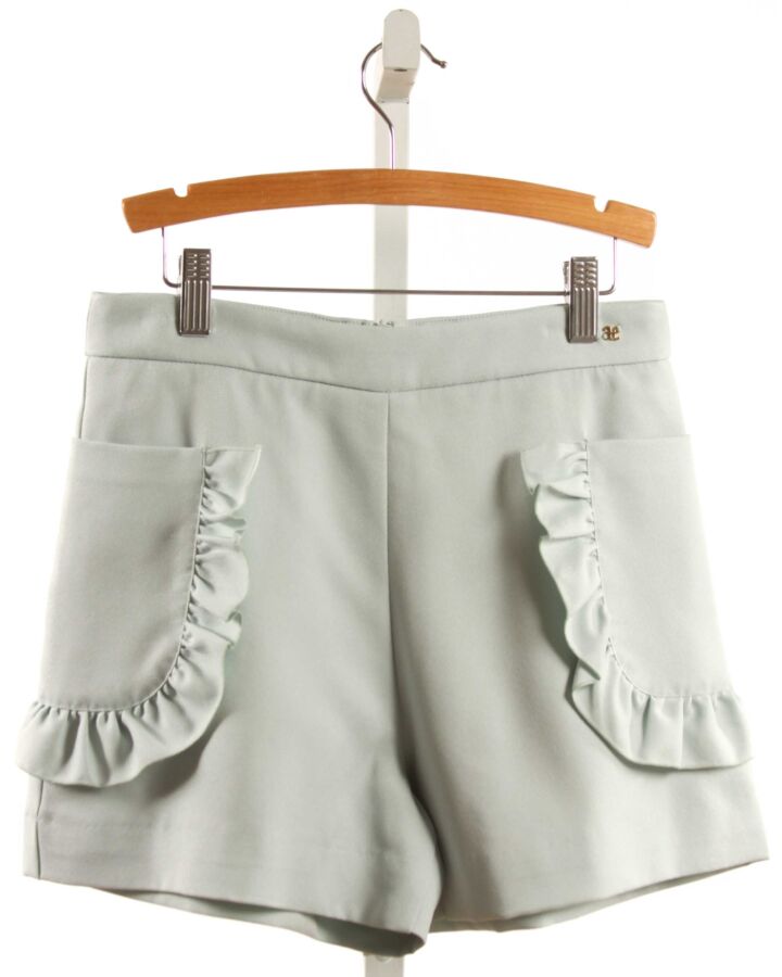 ABEL & LULA  MINT    SHORTS WITH RUFFLE