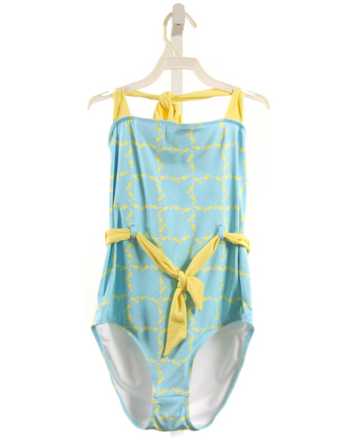 THE BEAUFORT BONNET COMPANY  AQUA    1-PIECE SWIMSUIT