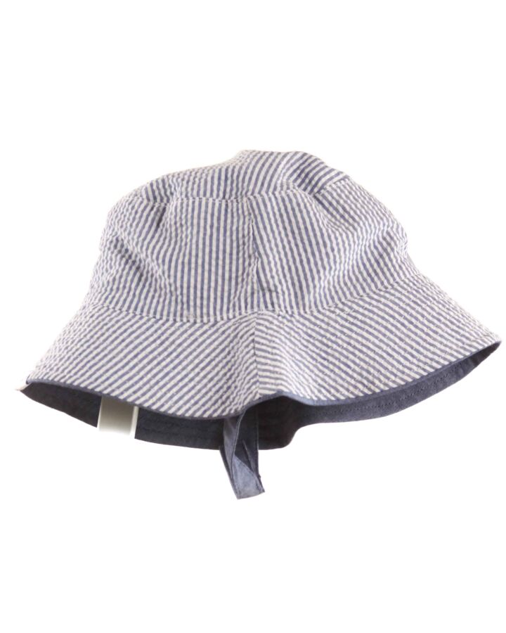 WEE ONES  CHAMBRAY SEERSUCKER STRIPED  HAT