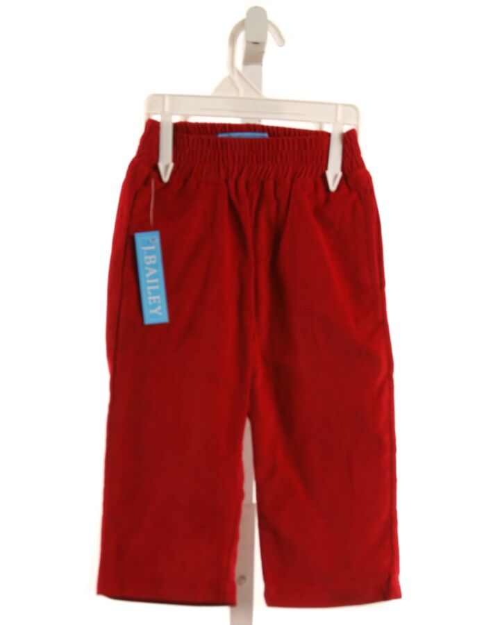 J. BAILEY  RED CORDUROY   PANTS