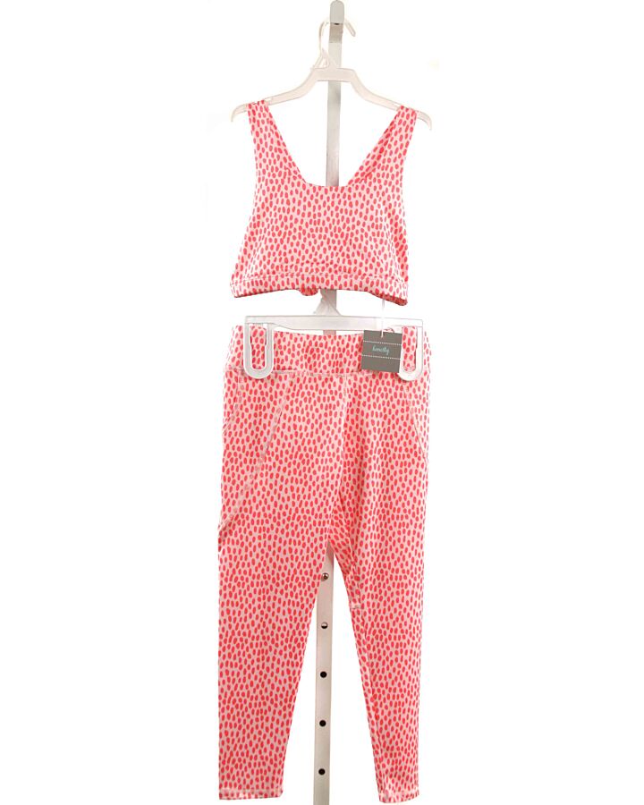 HONESTY  PINK KNIT  PRINTED DESIGN 2-PIECE OUTFIT