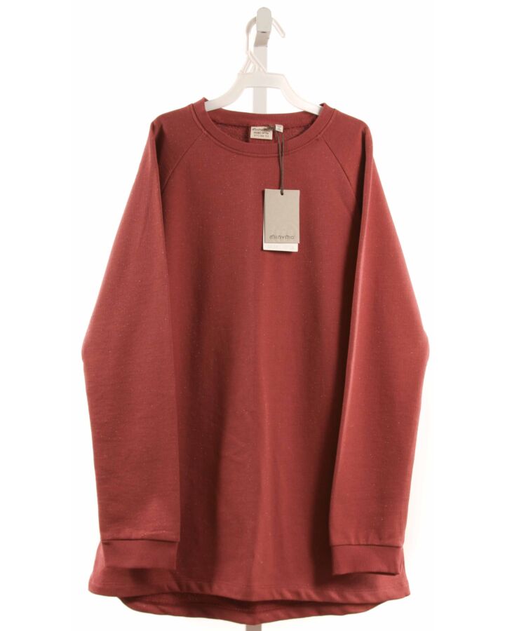 MINYMO  MAROON    KNIT LS SHIRT