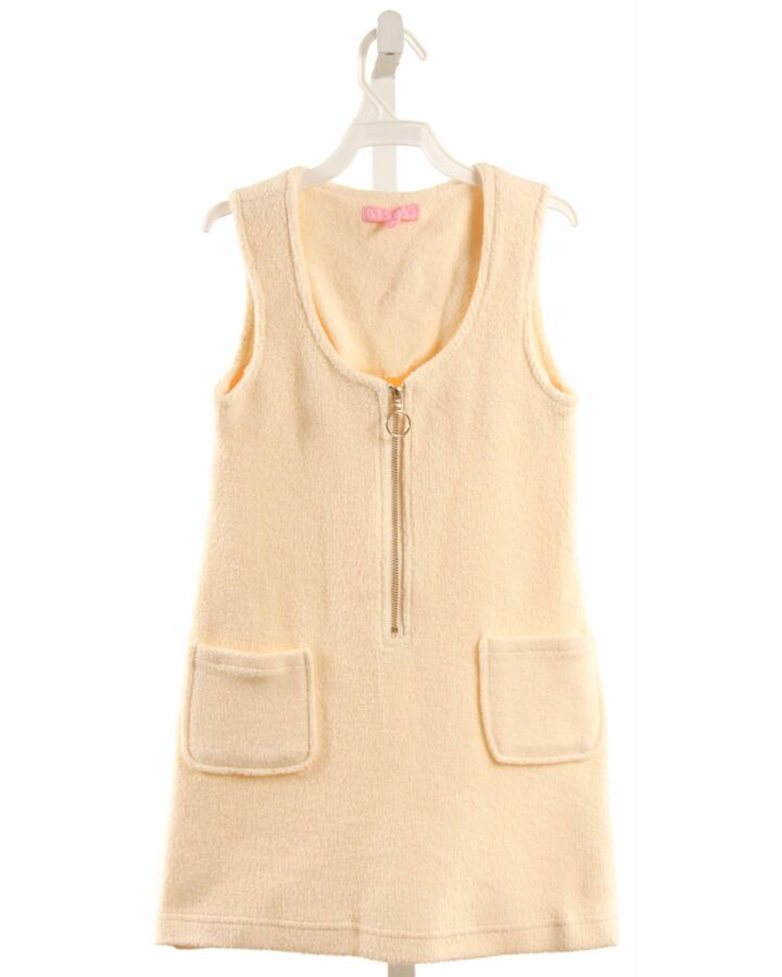 BISBY BY LITTLE ENGLISH  CREAM    KNIT DRESS