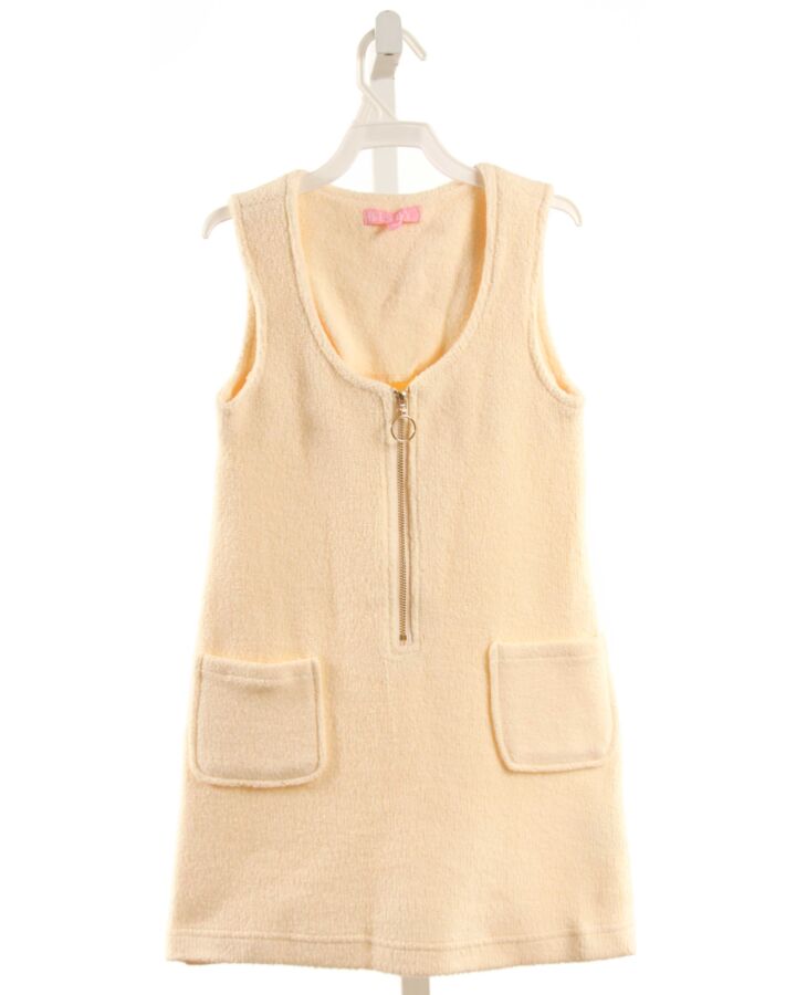 BISBY BY LITTLE ENGLISH  CREAM    KNIT DRESS