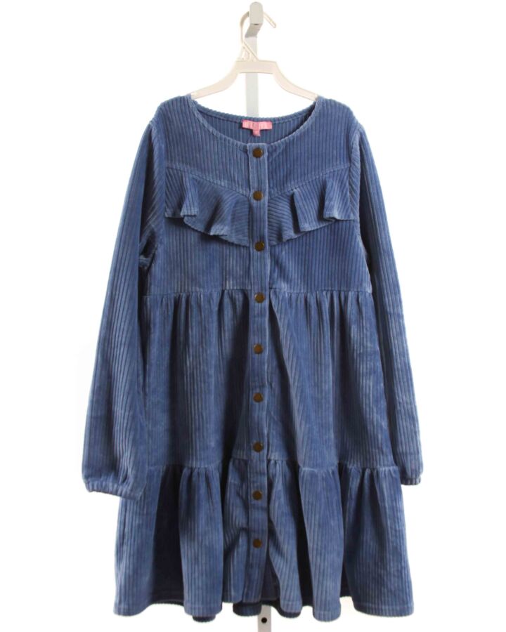 BISBY BY LITTLE ENGLISH  BLUE CORDUROY   DRESS