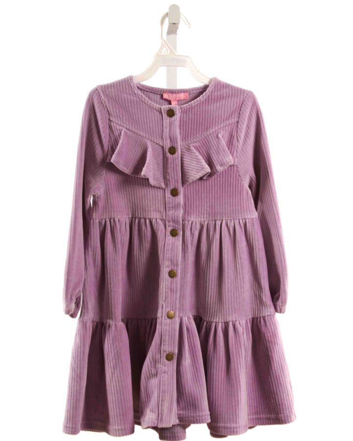 BISBY BY LITTLE ENGLISH  LAVENDER CORDUROY   DRESS